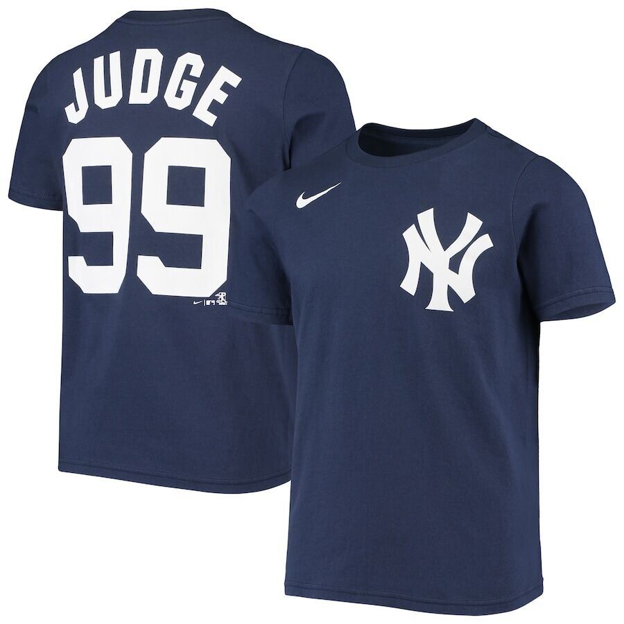 Aaron Judge New York Yankees Nike Youth Name & Number T-Shirt - Navy Blue.jpeg